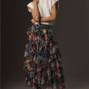Anthropologie Midi Skirt
